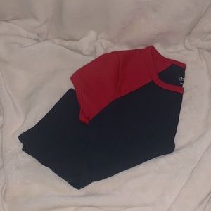 Slightly cropped t-shirt